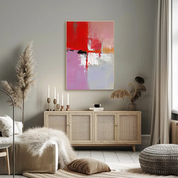 Bold Color Blocks Abstract Art Poster PosterGoat