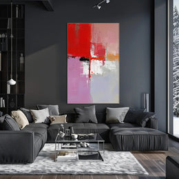 Bold Color Blocks Abstract Art Poster PosterGoat