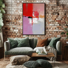 Bold Color Blocks Abstract Art Poster PosterGoat