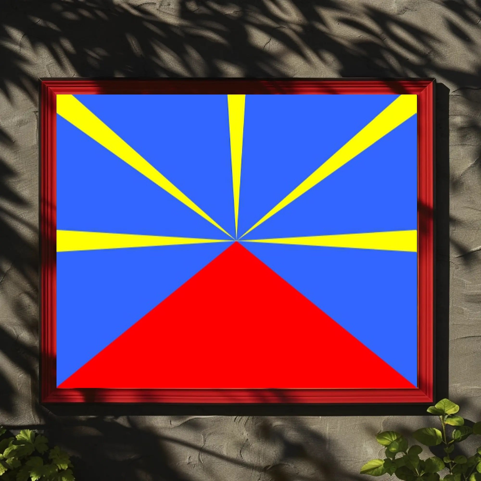 Bold Geometric Abstract Art Poster: Vibrant Modern Design PosterGoat