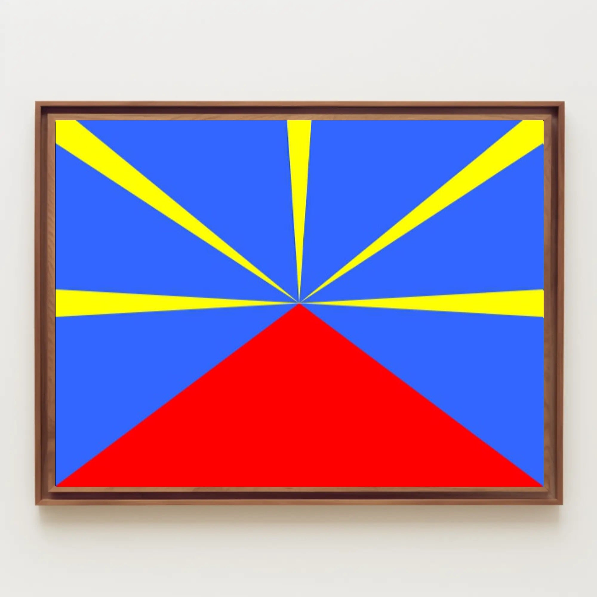 Bold Geometric Abstract Art Poster: Vibrant Modern Design PosterGoat