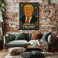 Bold Iconic Figure Pop Culture Art Poster PosterGoat