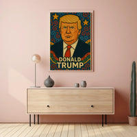 Bold Iconic Figure Pop Culture Art Poster PosterGoat