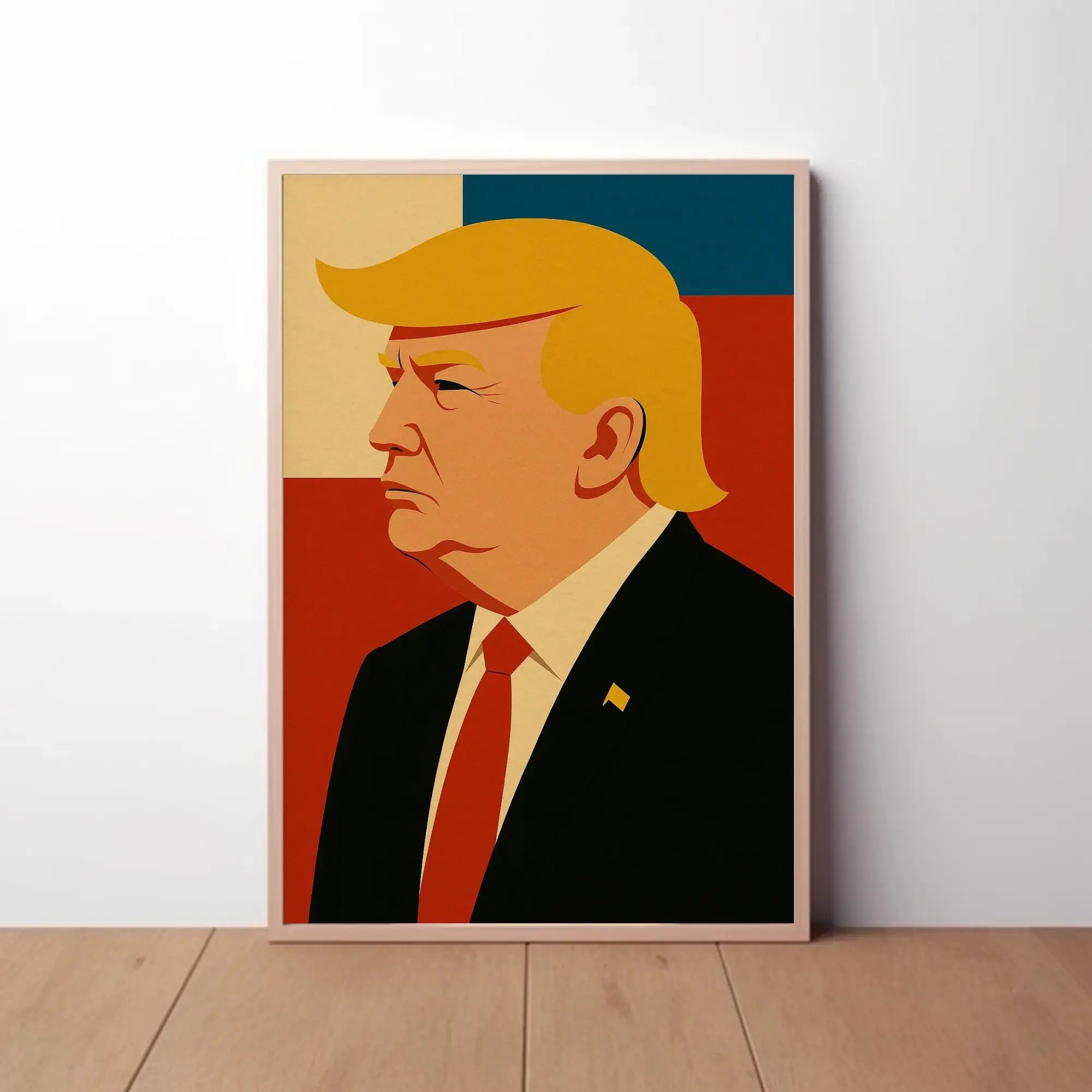 Bold Leadership Vision Pop Art Donald Trump Poster PosterGoat