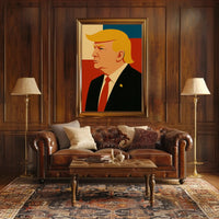 Bold Leadership Vision Pop Art Donald Trump Poster PosterGoat