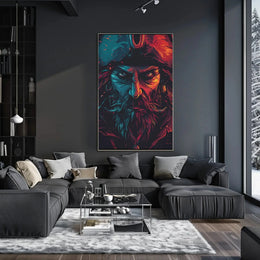 Bold Pirate Adventure in Artistic Pop Culture Poster PosterGoat