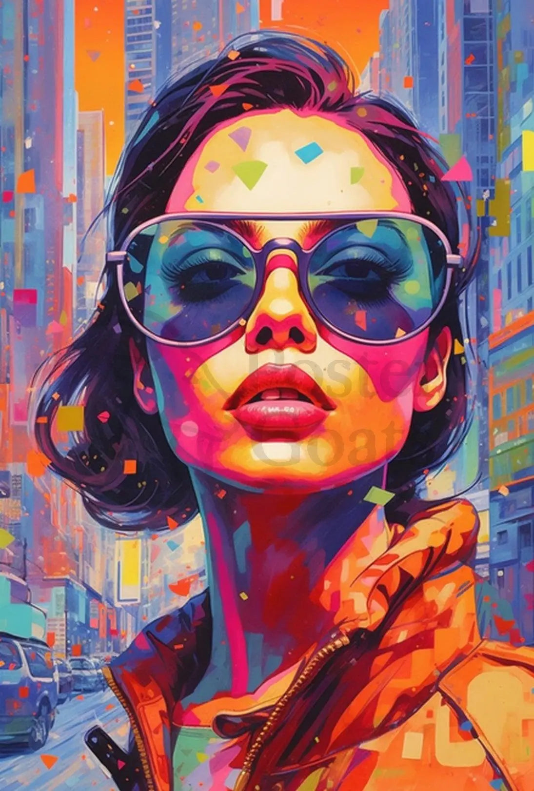 Bold Urban Chic Art Deco Style - Artistic Poster PosterGoat