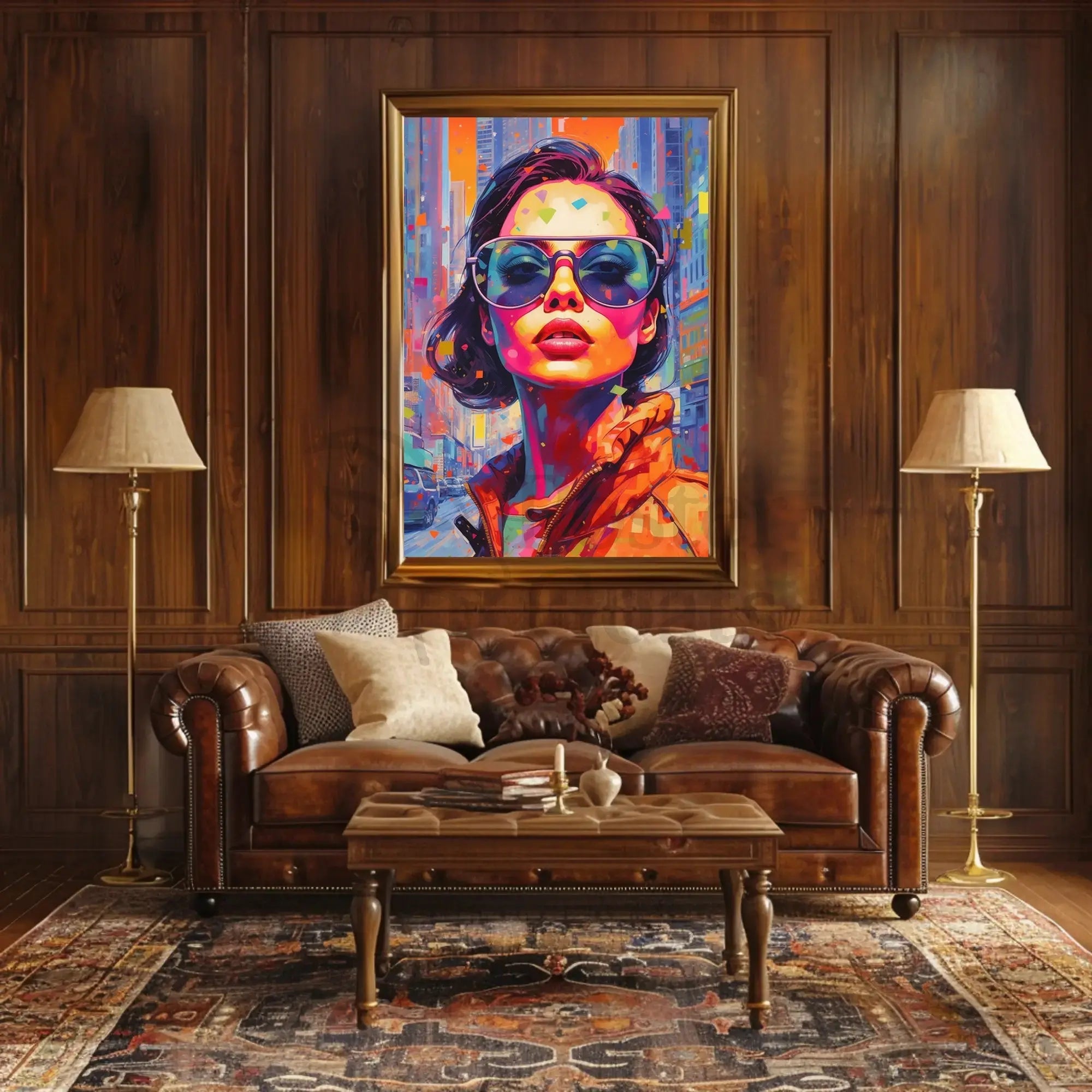 Bold Urban Chic Art Deco Style - Artistic Poster PosterGoat