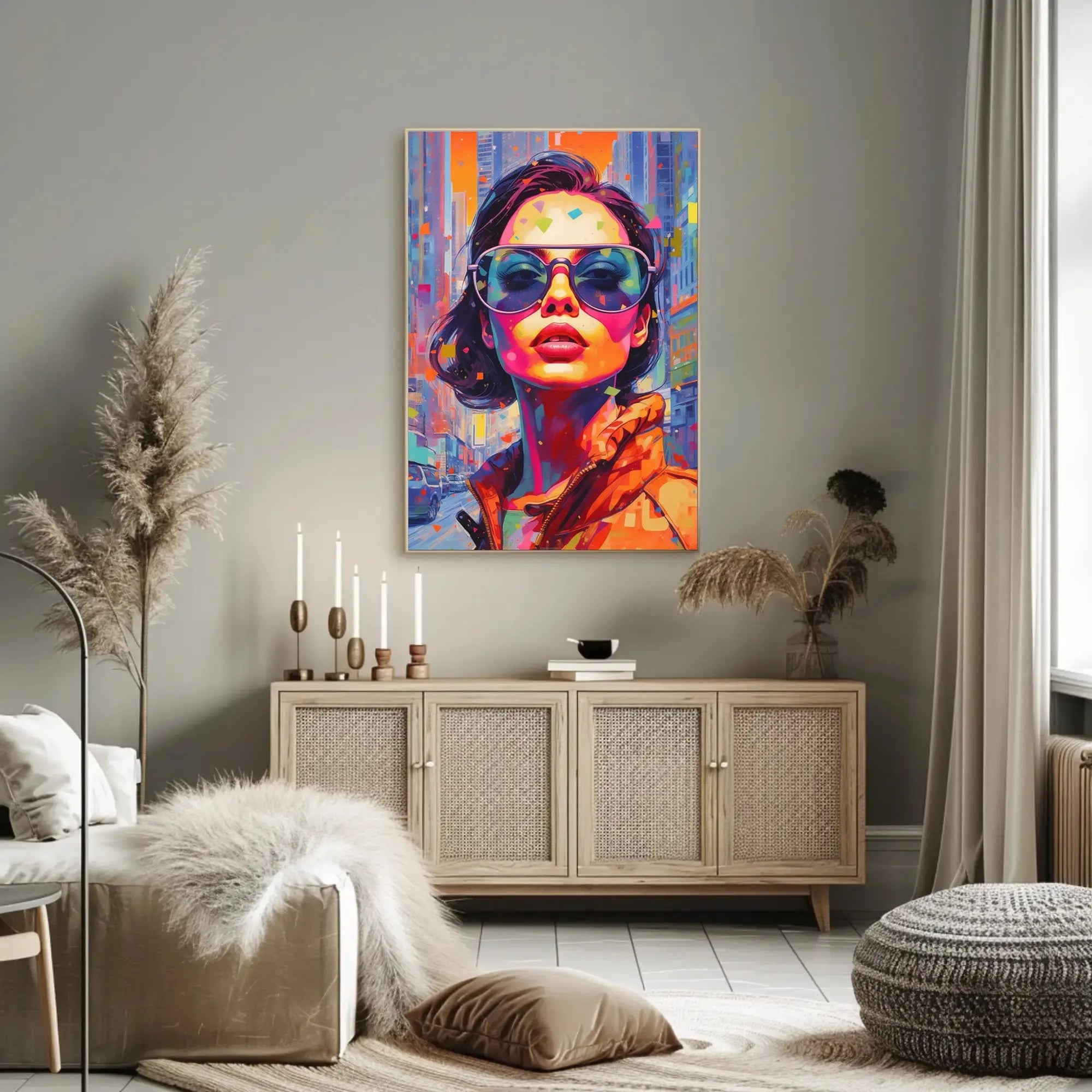 Bold Urban Chic Art Deco Style - Artistic Poster PosterGoat