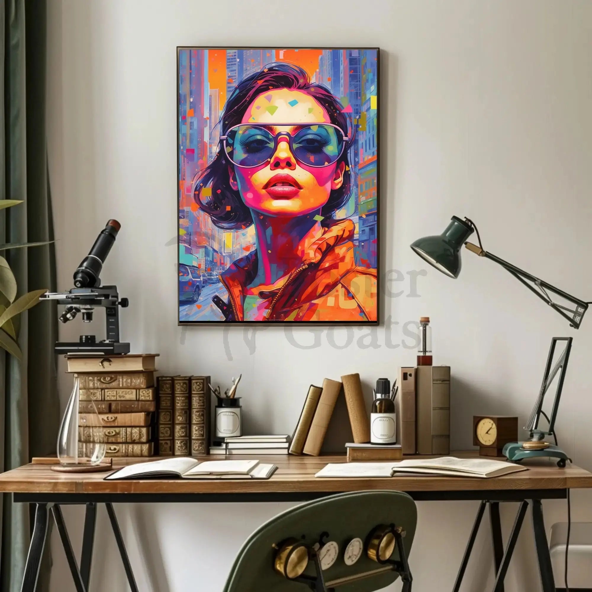 Bold Urban Chic Art Deco Style - Artistic Poster PosterGoat