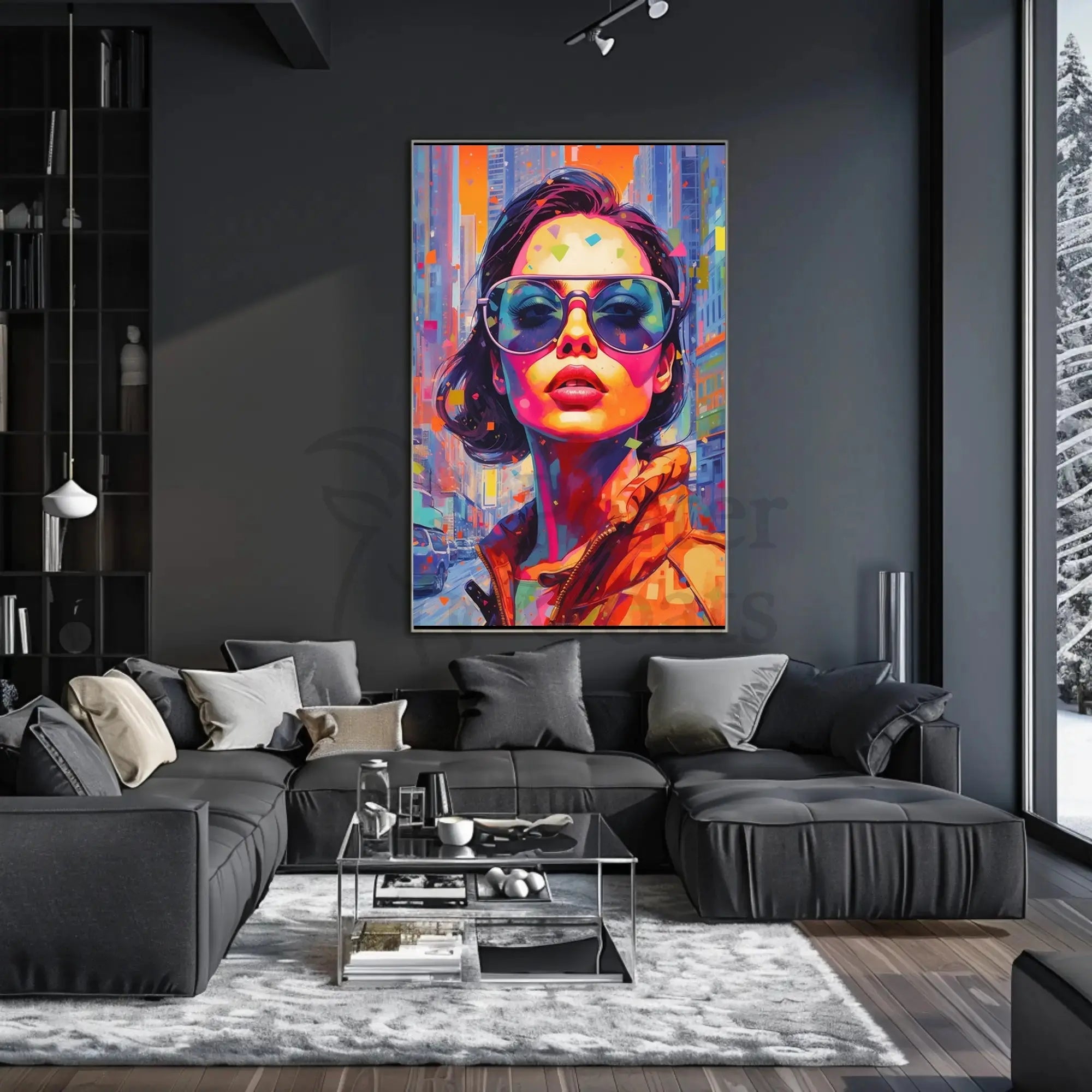Bold Urban Chic Art Deco Style - Artistic Poster PosterGoat