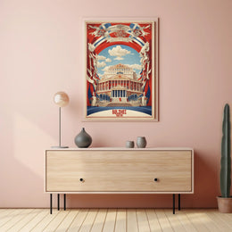 Bolshoi Theatre Architectural Artwork Cultural or Heritage Poster PosterGoat