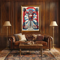 Bonampak Mayan Culture Heritage Vibrant Artistic Poster PosterGoat