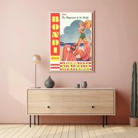 Bondi Beach Playground of the Pacific Vintage Travel Poster PosterGoat