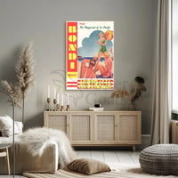 Bondi Beach Playground of the Pacific Vintage Travel Poster PosterGoat
