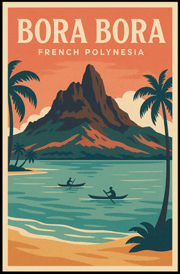 Bora Bora French Polynesia Poster PosterGoat