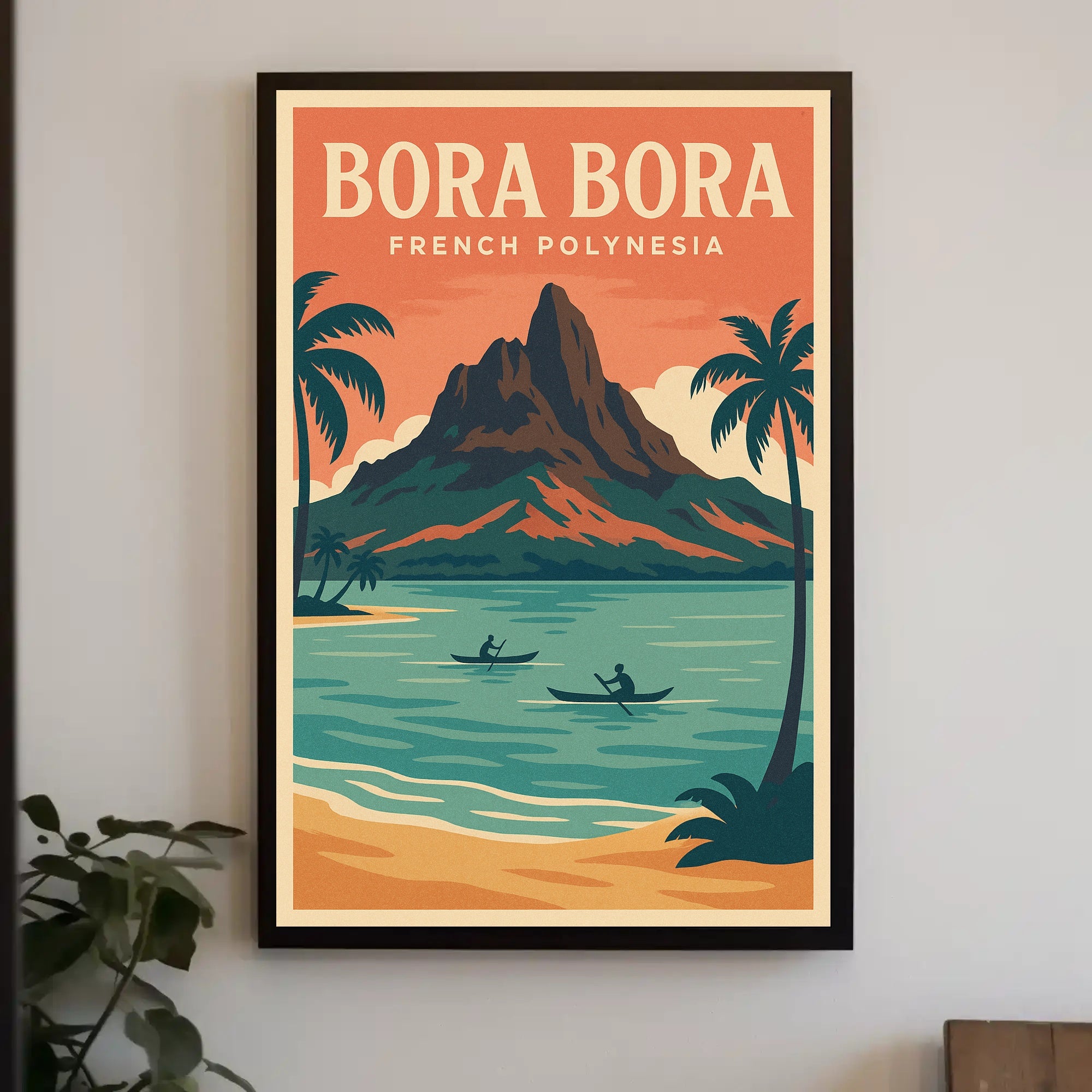 Bora Bora French Polynesia Poster PosterGoat