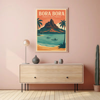 Bora Bora French Polynesia Poster PosterGoat