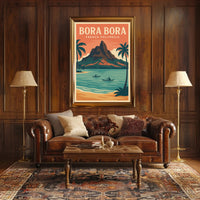 Bora Bora French Polynesia Poster PosterGoat