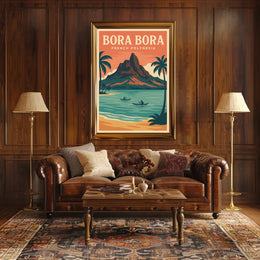 Bora Bora French Polynesia Poster PosterGoat