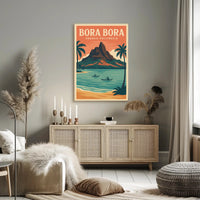 Bora Bora French Polynesia Poster PosterGoat