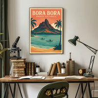 Bora Bora French Polynesia Poster PosterGoat