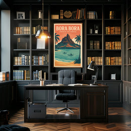 Bora Bora French Polynesia Poster PosterGoat