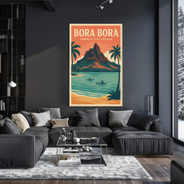 Bora Bora French Polynesia Poster PosterGoat