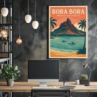 Bora Bora French Polynesia Poster PosterGoat