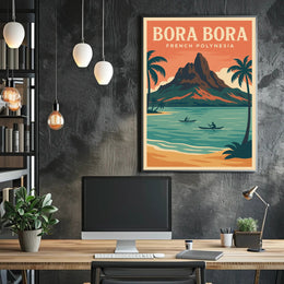 Bora Bora French Polynesia Poster PosterGoat