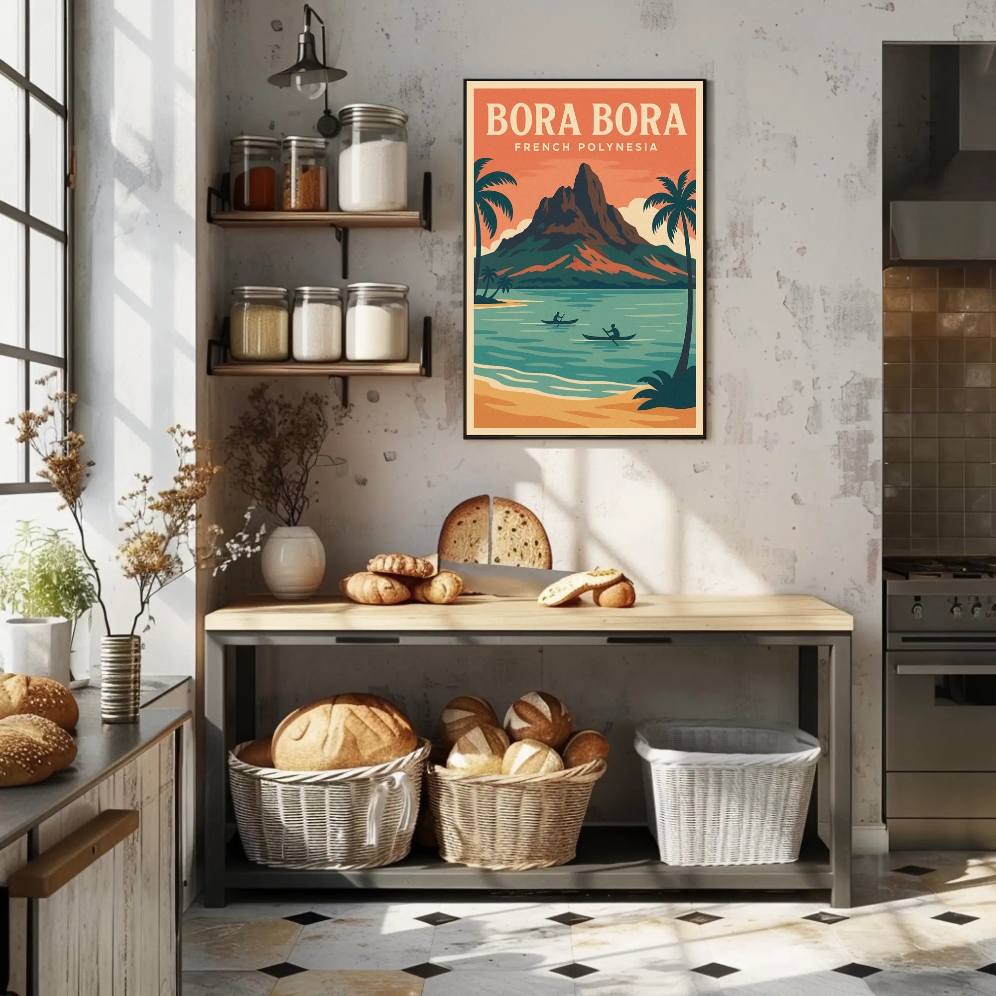 Bora Bora French Polynesia Poster PosterGoat