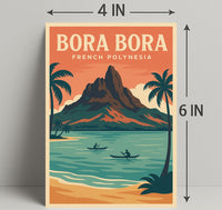 Bora Bora French Polynesia Poster PosterGoat