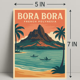 Bora Bora French Polynesia Poster PosterGoat