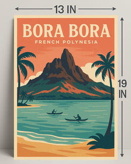 Bora Bora French Polynesia Poster PosterGoat