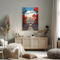 Bosque de Chapultepec Vibrant Fantasy Art Poster PosterGoat