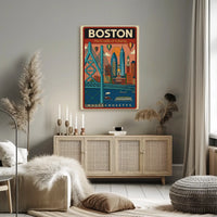 Boston Scenic Adventure Travel Poster PosterGoat