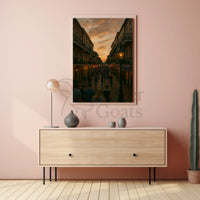 Bourbon Street Sunset New Orleans Travel Poster PosterGoat