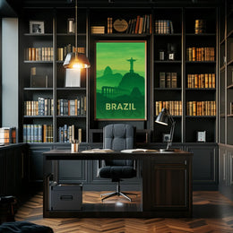 Brazilian Landmarks Serenity Travel Poster PosterGoat