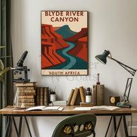 Breathtaking Blyde River Canyon Vintage Travel Poster PosterGoat