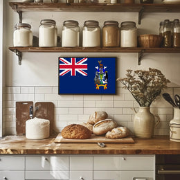 British Overseas Territory Flag Artistic Heritage Poster PosterGoat
