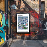 Bronx Aerial Yankee Stadium Sports Poster PosterGoat