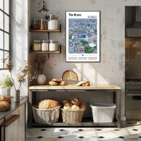 Bronx Aerial Yankee Stadium Sports Poster PosterGoat