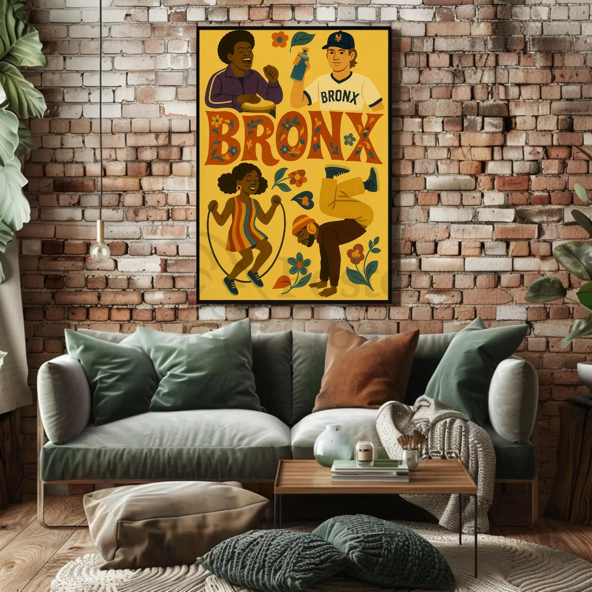 Bronx Culture Celebration Vibrant Artistic Heritage Poster PosterGoat
