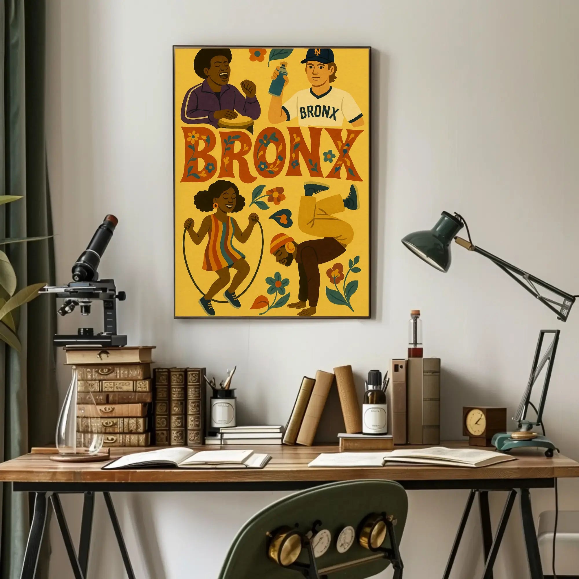 Bronx Culture Celebration Vibrant Artistic Heritage Poster PosterGoat