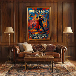 Buenos Aires Cultural Highlights Poster PosterGoat