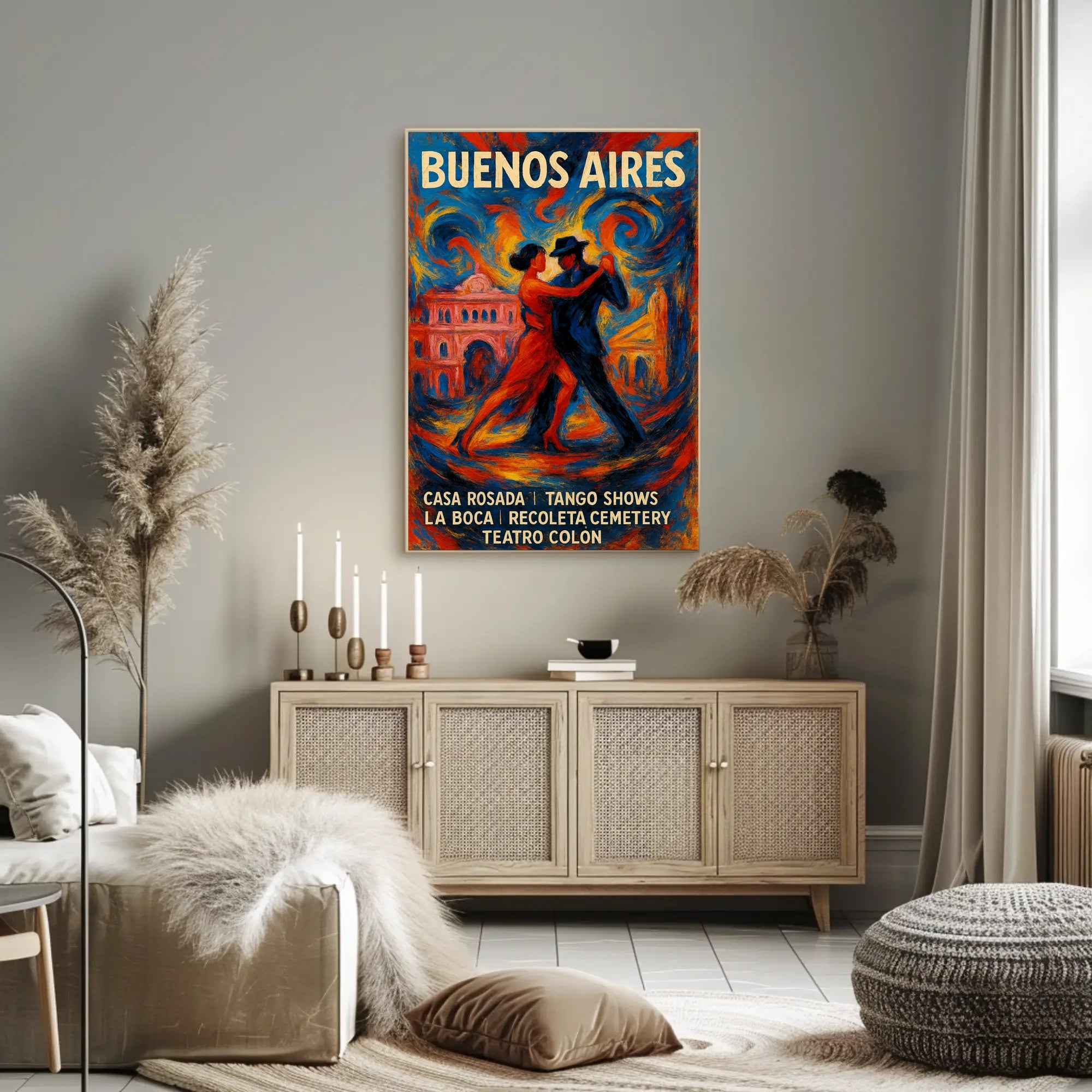 Buenos Aires Cultural Highlights Poster PosterGoat