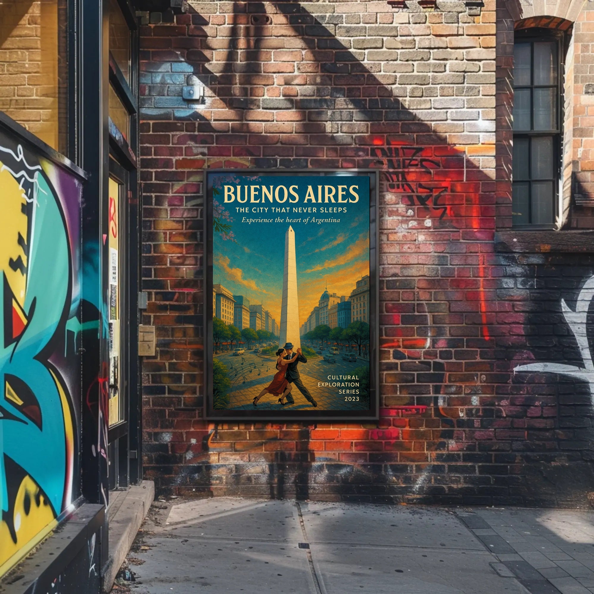 Buenos Aires The City That Never Sleeps Poster PosterGoat
