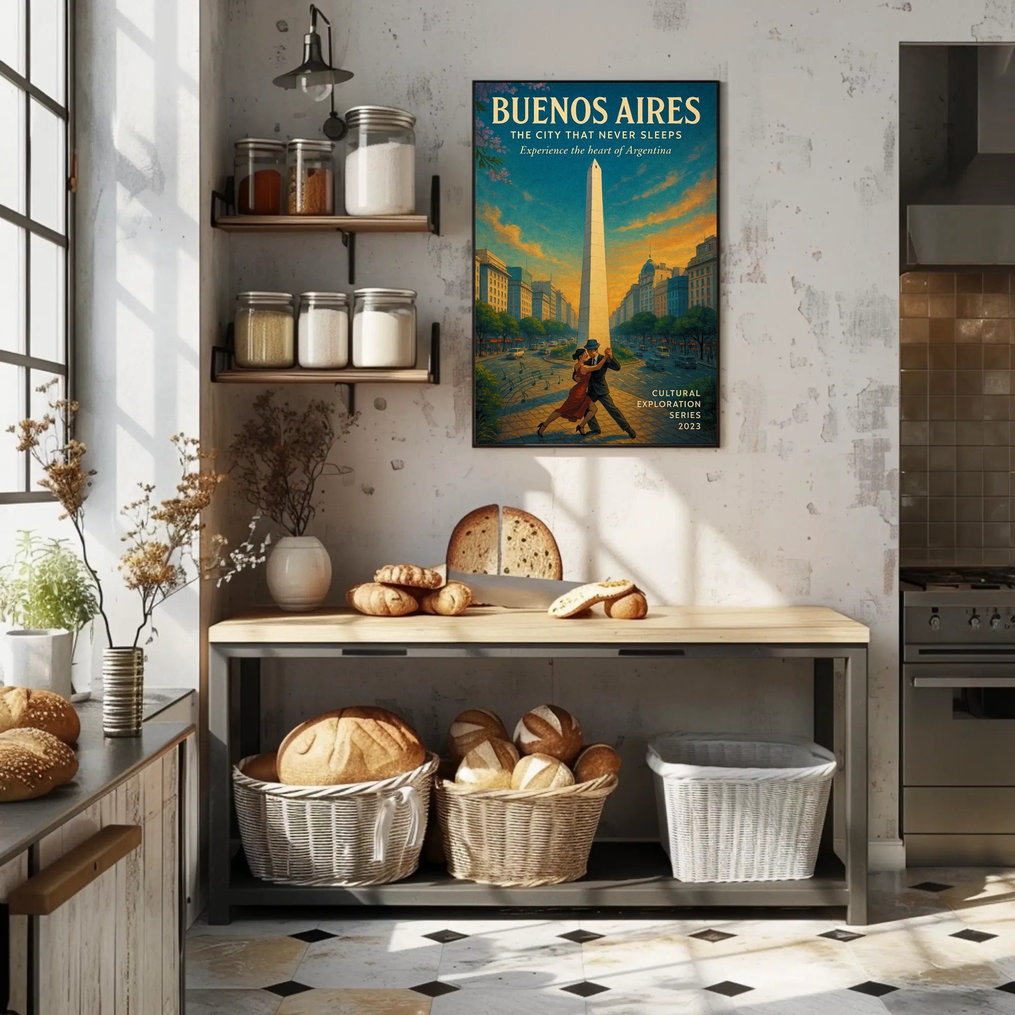 Buenos Aires The City That Never Sleeps Poster PosterGoat
