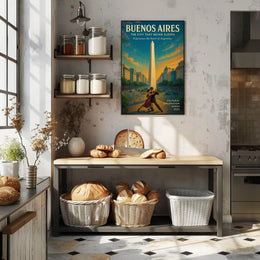 Buenos Aires The City That Never Sleeps Poster PosterGoat