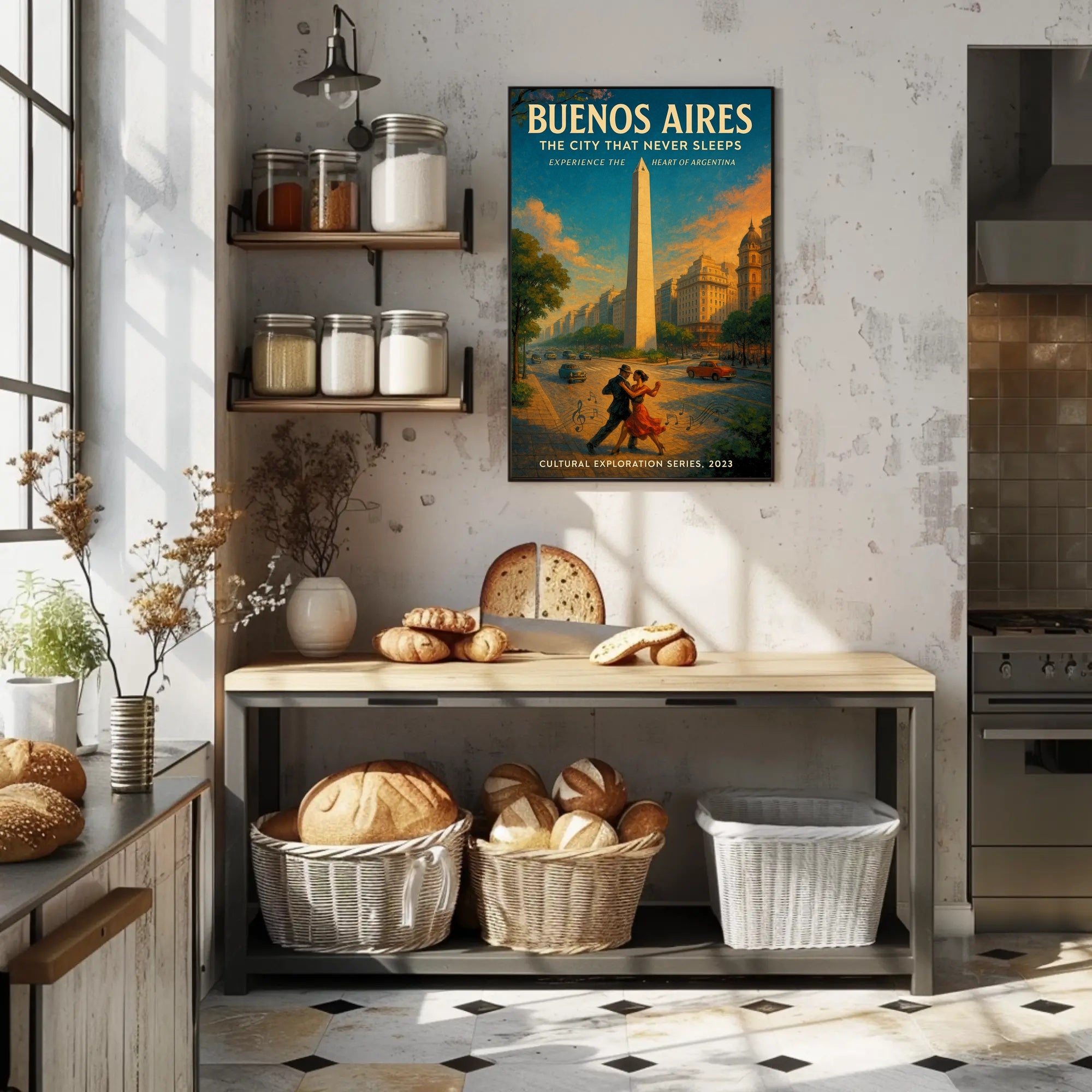 Buenos Aires The City That Never Sleeps Poster PosterGoat